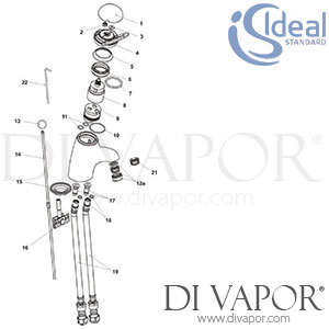 Ideal Standard Halo Basin Mixer SL Bathroom Tap Spare Parts - IDL DV 225